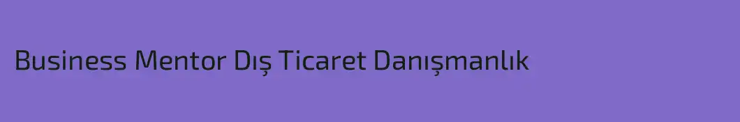 Business Mentor Dış Ticaret Danışmanlık